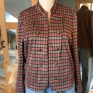 Tommy Hilfiger Jacket size XL color is plaid
